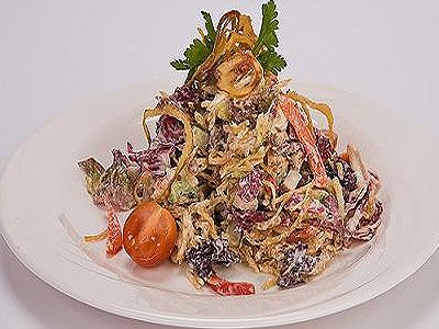 Салат с цветной капустой Салат с цветной капустой