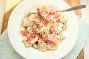 Салат с грейпфрутом, бананом и грушей Салат с грейпфрутом, бананом и грушей