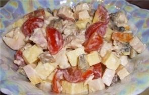 Салат с копченной курочкой "Аппетит" Салат с копченной курочкой "Аппетит"
