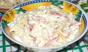 Салат с яблок и сыра Салат с яблок и сыра