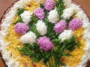 Салат «Сирень» Салат «Сирень»