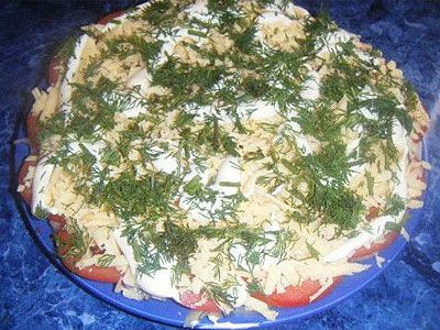 Салатик из сельди - незамысловатый, быстрый и вкусный Салатик из сельди - незамысловатый, быстрый и вкусный