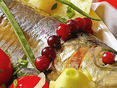 Селедка с прованским маслом и уксусом