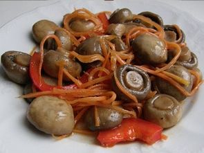 Шампиньоны по-корейски Шампиньоны по-корейски
