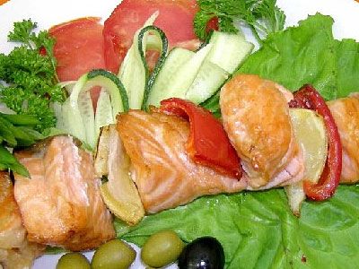 Шашлык из семги Шашлык из семги