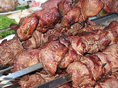 Шашлык по-казахски. Шашлык по-казахски.