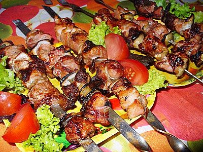 Шашлык свиной в томатном маринаде Шашлык свиной в томатном маринаде
