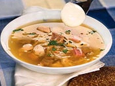Щи рыбные со свежей капустой