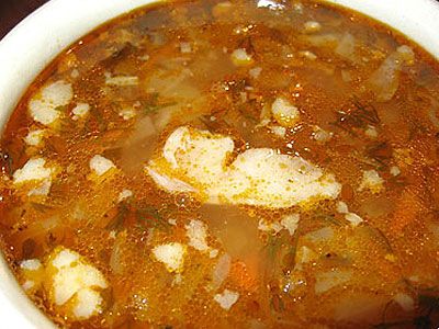 Щи с жареной рыбой Щи с жареной рыбой
