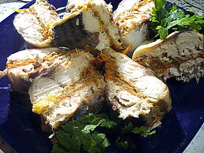 Скумбрия фаршированная