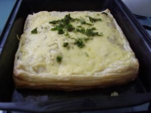 Слоеный пирог с мясом Слоеный пирог с мясом