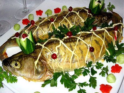 Судак, фаршированный рисом Судак, фаршированный рисом