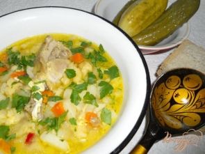 Суп деревенский с курицей Суп деревенский с курицей
