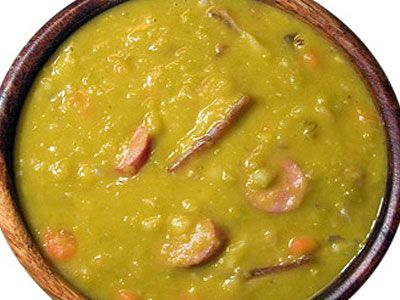 Суп гороховый с мясными консервами Суп гороховый с мясными консервами