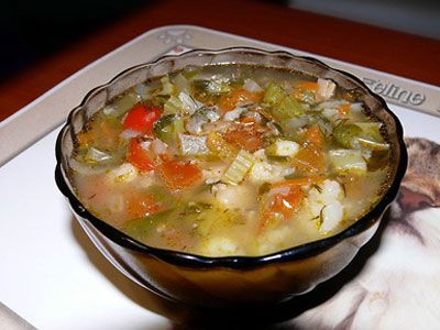 Суп из зеленого горошка с тушеным мясом Суп из зеленого горошка с тушеным мясом