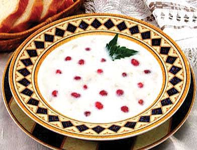 Суп молочный с земляникой Суп молочный с земляникой