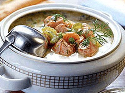 Суп рыбный с зеленым горошком Суп рыбный с зеленым горошком
