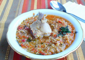 Суп с булгуром и курицей Суп с булгуром и курицей