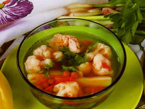 Суп с цветной капустой Суп с цветной капустой