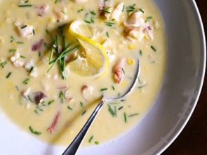 Суп с омаром и кукурузой Суп с омаром и кукурузой