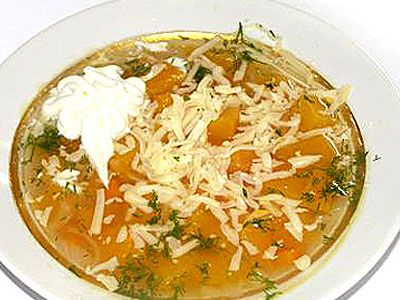 Суп тыквенный с курагой