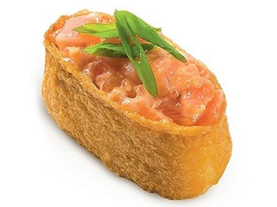 Суши Инари Сякэ с лососем