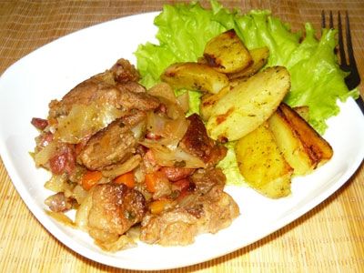 Свинина с капустой и фасолью Свинина с капустой и фасолью