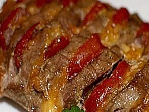 Свинина с сыром и помидорами Свинина с сыром и помидорами