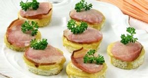 Сырные тосты с беконом Сырные тосты с беконом