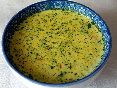 Сырный суп с креветками