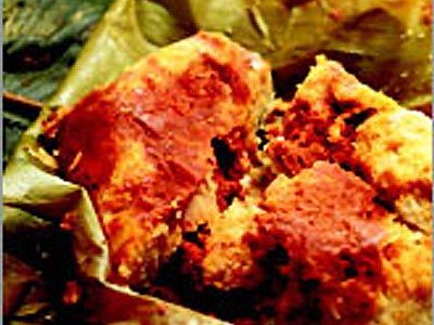 Тамаль красный (Гватемальская кухня) Тамаль красный (Гватемальская кухня)