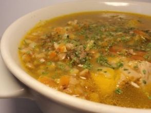 Таронский суп из курицы с перловкой Таронский суп из курицы с перловкой