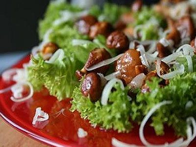 Теплый микс салат Теплый микс салат