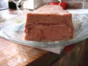 Террин из гусиной печенки с коньяком Террин из гусиной печенки с коньяком