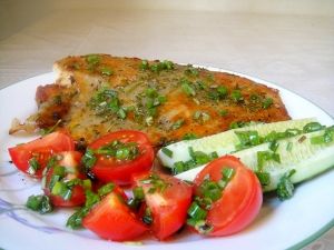 Тилапия в картофельной чешуе Тилапия в картофельной чешуе