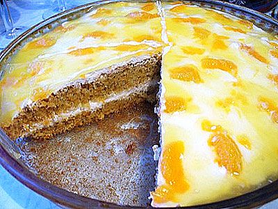 Торт Мандариновая зима