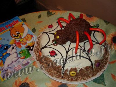 Торт на Halloween Торт на Halloween