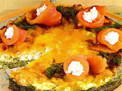Торт с семгой и сыром Торт с семгой и сыром