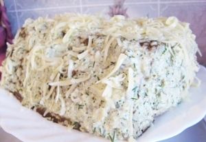 Торт-суфле из куриной печени Торт-суфле из куриной печени