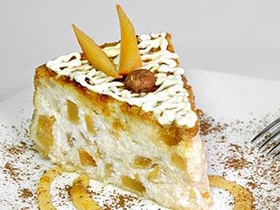 Творожная запеканка с хурмой Творожная запеканка с хурмой