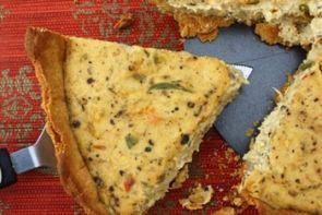 Творожный пирог с рыбой в мультиварке Творожный пирог с рыбой в мультиварке