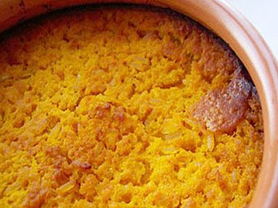Тыквенная каша с молоком и рисом Тыквенная каша с молоком и рисом