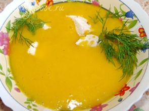 Тыквенный суп-пюре с курицей Тыквенный суп-пюре с курицей