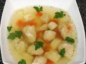 Украинская юшка с галушками Украинская юшка с галушками