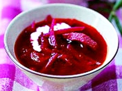 Украинский борщ с уткой Украинский борщ с уткой
