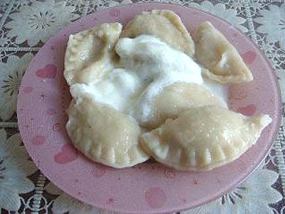 Вареники на кефире Вареники на кефире