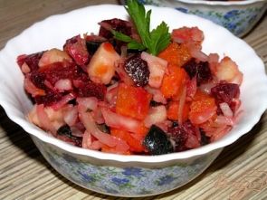 Винегрет с маслинами Винегрет с маслинами