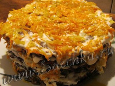 Вкусный печеночный торт Вкусный печеночный торт