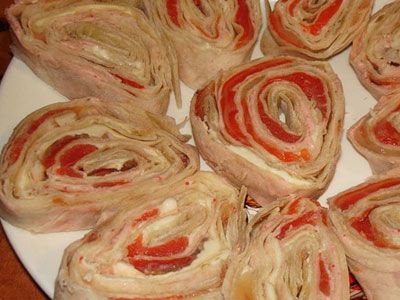 Вкусный рулетик с семгой Вкусный рулетик с семгой