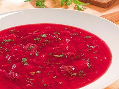 Холодный красный борщ Холодный красный борщ
